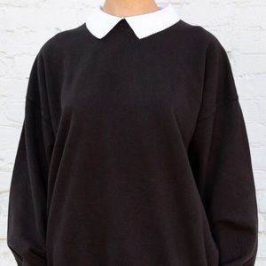 Brandy Melville Erica Collar Sweatshirt